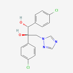 1,2-Propanediol, 1,2-bis(4-chlorophenyl)-3-(1H-1,2,4-triazol-1-yl)-, (1R,2R)-