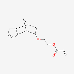 2-Propenoic acid, 2-((3a,4,5,6,7,7a-hexahydro-4,7-methano-1H-inden-5-yl)oxy)ethyl ester