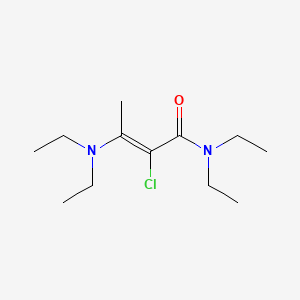 2-Chloro-3-(diethylamino)-N,N-diethyl-2-butenamide