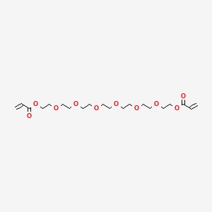 molecular formula C20H34O10 B12680281 3,6,9,12,15,18-Hexaoxaicosane-1,20-diyl diacrylate CAS No. 85136-59-0