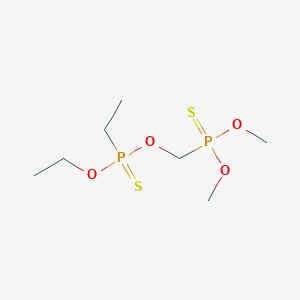 O,O-Dimethyl (((ethoxyethylphosphinothioyl)oxy)methyl)phosphonate