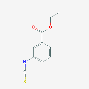 molecular formula C10H9NO2S B1268034 3-乙氧羰基苯基异硫氰酸酯 CAS No. 3137-84-6