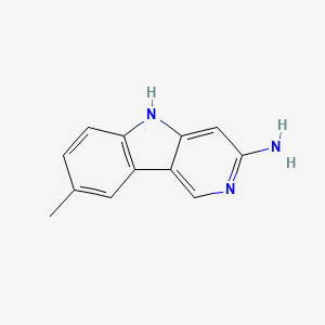 5H-Pyrido(4,3-b)indole, 3-amino-8-methyl-