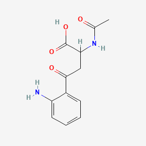 Benzenebutanoic acid, alpha-(acetylamino)-2-amino-gamma-oxo-