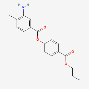 4-(Propoxycarbonyl)phenyl 3-amino-4-methylbenzoate