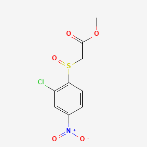 Acetic acid, ((2-chloro-4-nitrophenyl)sulfinyl)-, methyl ester