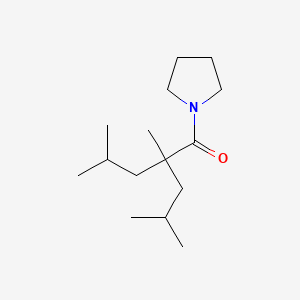 1-(2,4-Dimethyl-2-(isobutyl)-1-oxopentyl)pyrrolidine