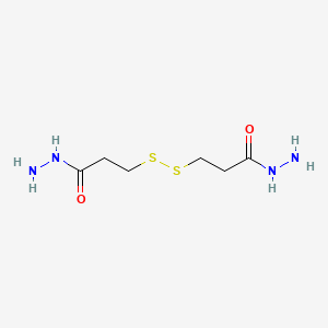 molecular formula C6H14N4O2S2 B1268055 3,3'-Dithiobis(propionohydrazide) CAS No. 50906-77-9