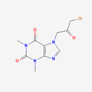 7-(3-Bromo-2-oxopropyl)-3,7-dihydro-1,3-dimethyl-1H-purine-2,6-dione