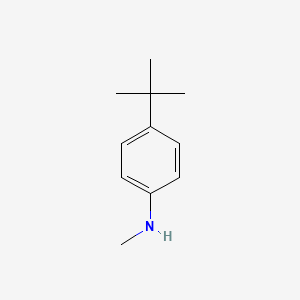 molecular formula C11H17N B1268059 4-tert-butyl-N-methylaniline CAS No. 5279-59-4