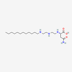 N2-[2-[[2-(Dodecylamino)ethyl]amino]ethyl]-L-asparagine