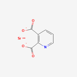 2,3-Pyridinedicarboxylic acid, strontium salt