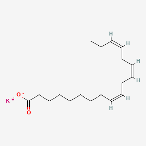 molecular formula C18H29KO2 B12680655 Potassium (9Z,12Z,15Z)-9,12,15-octadecatrienoate CAS No. 38660-45-6