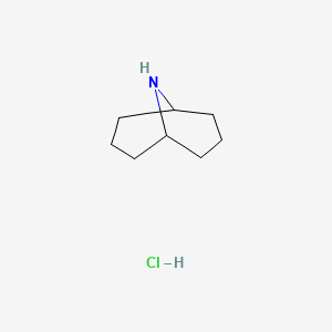 molecular formula C8H16ClN B1268067 9-Azabicyclo[3.3.1]nonane hydrochloride CAS No. 6760-43-6