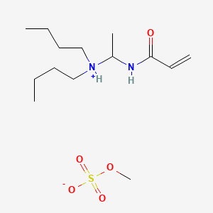 (Dibutyl(methyl((((1-oxoallyl)amino)methyl)))ammonium) methyl sulphate