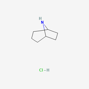 molecular formula C7H14ClN B1268068 8-氮杂双环[3.2.1]辛烷盐酸盐 CAS No. 6760-99-2
