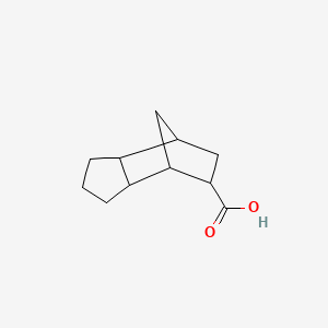 molecular formula C11H16O2 B12680710 Octahydro-4,7-methano-1H-indene-5-carboxylic acid CAS No. 85909-52-0