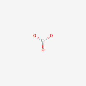 molecular formula CrO3 B126808 Chromium trioxide CAS No. 1333-82-0