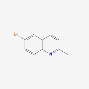molecular formula C10H8BrN B1268081 6-溴-2-甲基喹啉 CAS No. 877-42-9