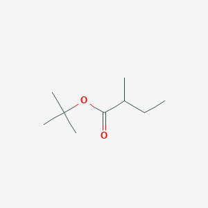molecular formula C9H18O2 B1268087 2-甲基丁酸叔丁酯 CAS No. 16537-12-5