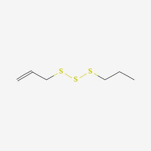 molecular formula C6H12S3 B1268093 Allyl propyl trisulfide CAS No. 33922-73-5