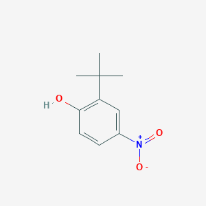 molecular formula C10H13NO3 B1268101 2-(Tert-butyl)-4-nitrophenol CAS No. 6683-81-4