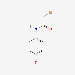 molecular formula C8H7BrFNO B1268112 2-ブロモ-N-(4-フルオロフェニル)アセトアミド CAS No. 2195-44-0