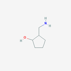 molecular formula C6H13NO B1268124 2-(Aminomethyl)cyclopentanol CAS No. 874528-11-7