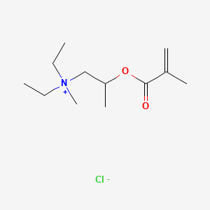 Diethylmethyl(2-((2-methyl-1-oxoallyl)oxy)propyl)ammonium chloride