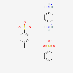 Benzene-1,4-diammonium bis(4-methylbenzenesulphonate)