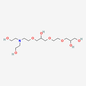 3-(2-Hydroxyethyl)-6,10,13-trioxa-3-azahexadecane-1,8,15,16-tetrol