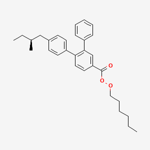 4-(Hexyloxy)phenyl (S)-4'-(2-methylbutyl)(1,1'-biphenyl)-4-carboxylate