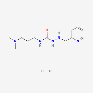 N-(3-(Dimethylamino)propyl)-2-(2-pyridinylmethylene)hydrazinecarboxamide monohydrochloride