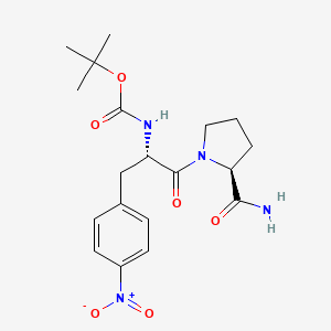 N-(tert-Butoxycarbonyl)-4-nitro-3-phenyl-L-alanyl-L-prolinamide