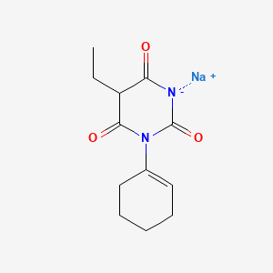 Sodium 1-(1-cyclohexen-1-yl)-5-ethylbarbiturate