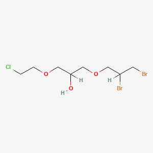 1-(2-Chloroethoxy)-3-(2,3-dibromopropoxy)propan-2-ol