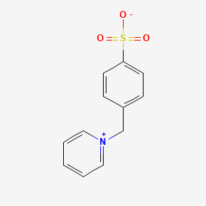 molecular formula C12H11NO3S B12681436 Pyridinium, 1-((4-sulfophenyl)methyl)-, inner salt CAS No. 73052-41-2