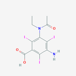 3-(Acetylethylamino)-5-amino-2,4,6-triiodobenzoic acid