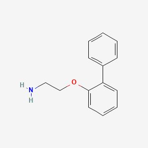 molecular formula C14H15NO B1268156 2-(联苯-2-基氧基)乙胺 CAS No. 23314-13-8
