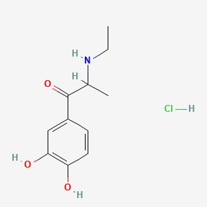 1-(3,4-Dihydroxyphenyl)-2-(ethylamino)propan-1-one hydrochloride