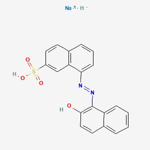 Sodium 8-((2-hydroxy-1-naphthyl)azo)naphthalene-2-sulphonate