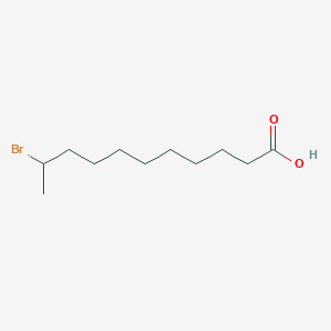 molecular formula C11H21BrO2 B1268167 10-Bromoundecanoic acid CAS No. 18294-93-4