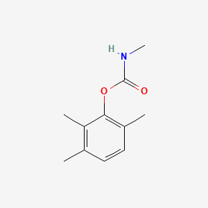 molecular formula C11H15NO2 B12681688 Carbamic acid, methyl-, 2,3,6-trimethylphenyl ester CAS No. 3971-91-3