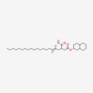 4-(Decahydro-2-naphthyl) hydrogen 2-octadecenylsuccinate