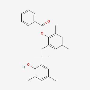 2-(1-(2-(Benzoyloxy)-3,5-dimethylphenyl)-2-isobutyl)-4,6-xylenol