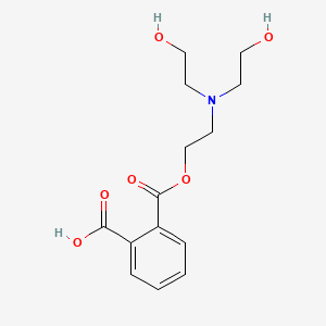 (2-(Bis(2-hydroxyethyl)amino)ethyl) hydrogen phthalate