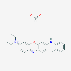 3-(Diethylamino)-7-((o-tolyl)amino)phenoxazin-5-ium formate