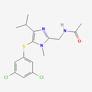 2-(N-Acetylaminomethyl)-5-(3,5-dichlorophenylthio)-4-isopropyl-1-methyl-1H-imidazole