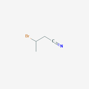 molecular formula C4H6BrN B1268194 3-溴丁腈 CAS No. 20965-20-2
