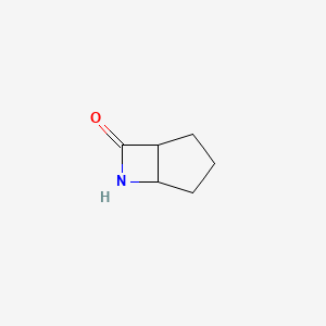 molecular formula C6H9NO B1268196 6-Azabicyclo[3.2.0]heptan-7-one CAS No. 22031-52-3